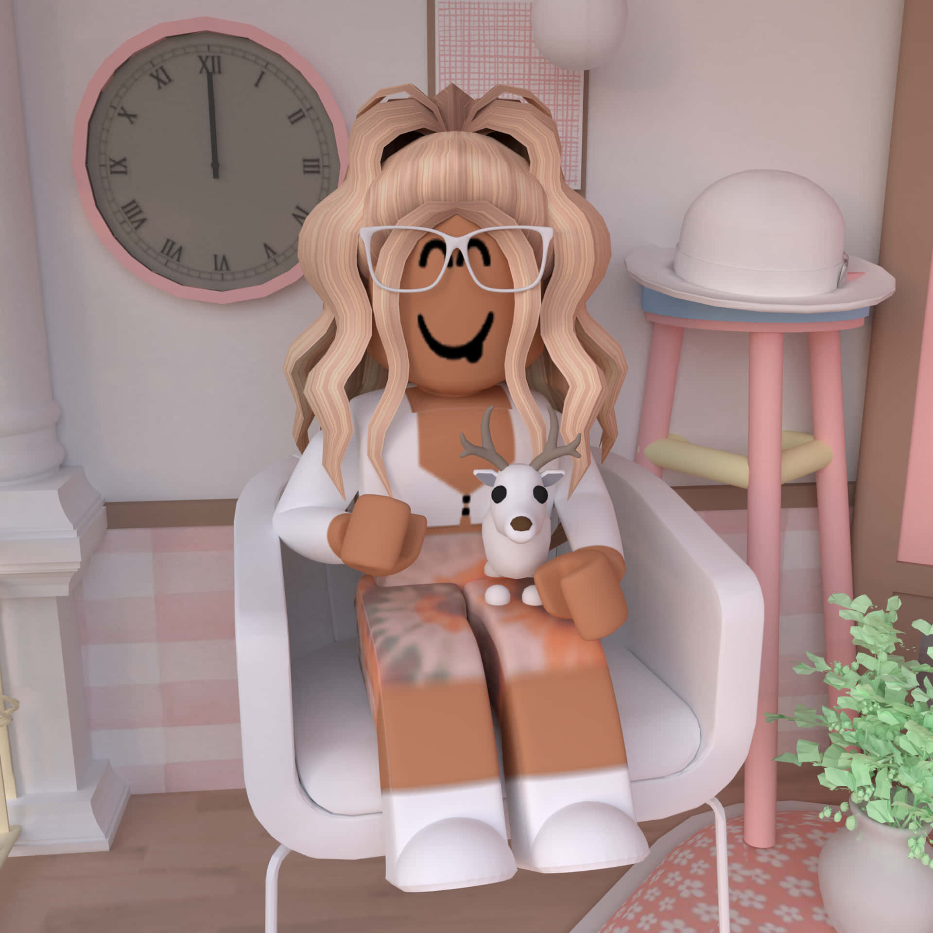 Aesthetic Modern Room Roblox Pfp Background