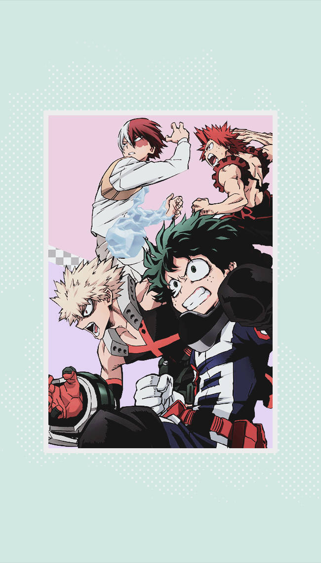 Aesthetic My Hero Academia Izuku Shoto Bakugo Kirishima