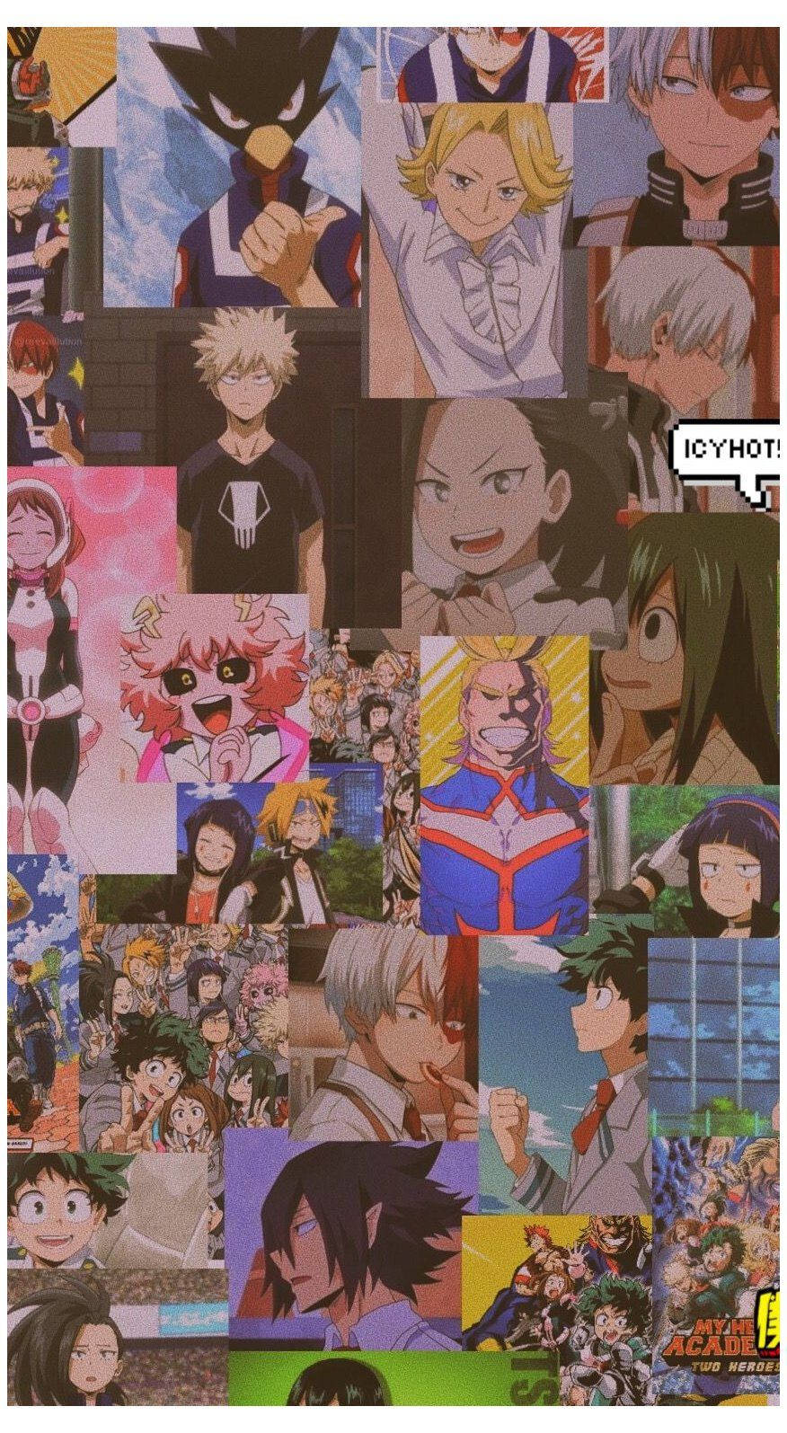 Aesthetic My Hero Academia Main Characters Background