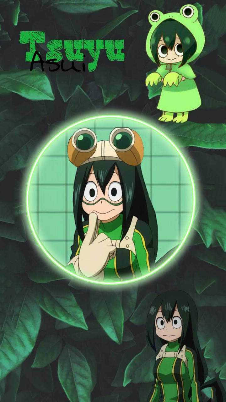 Aesthetic My Hero Academia Tsuyu Froppy Costume Background