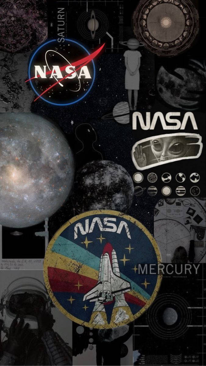 Aesthetic Nasa Collage For Iphone