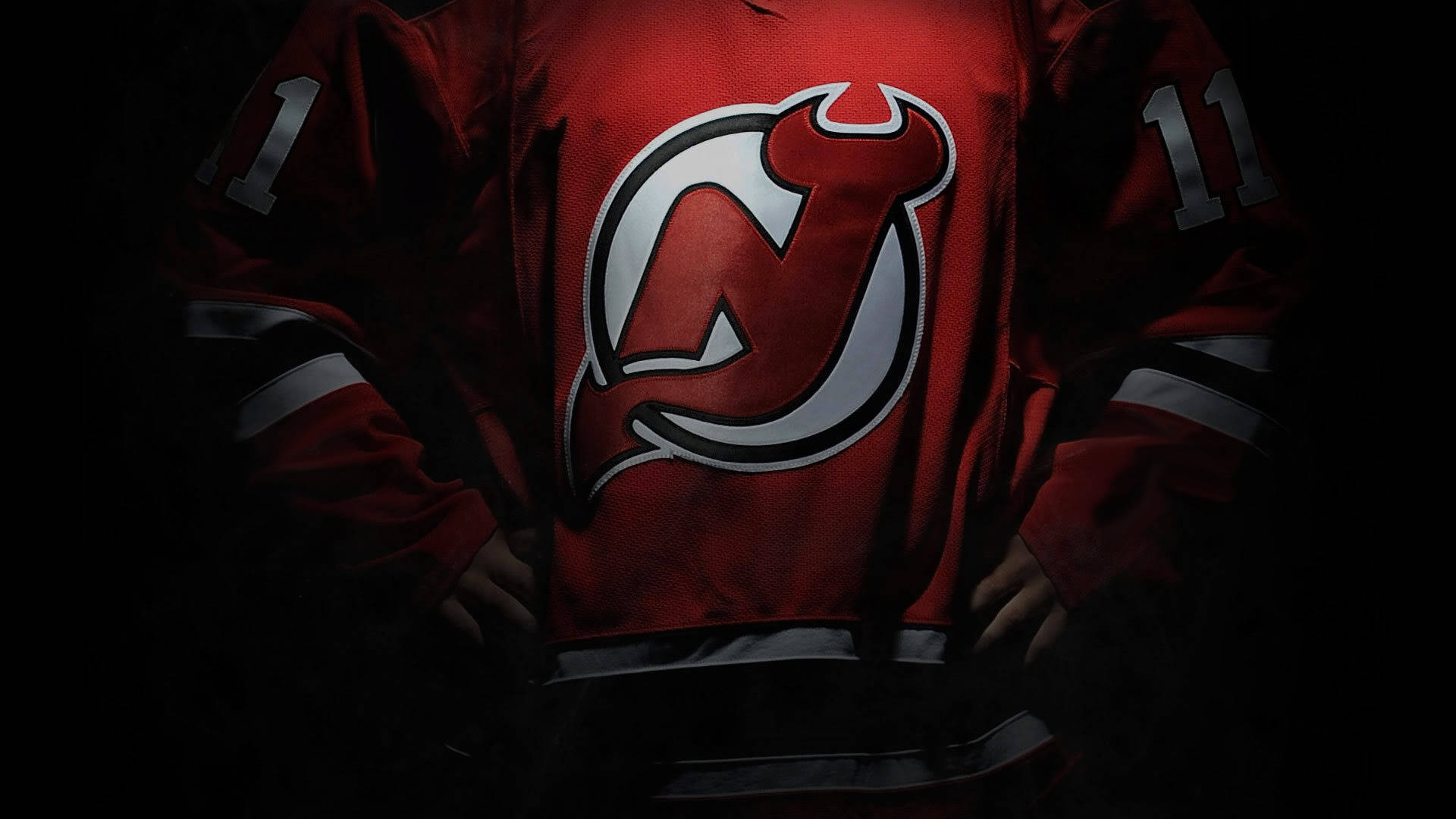 Aesthetic New Jersey Devils Uniform Background