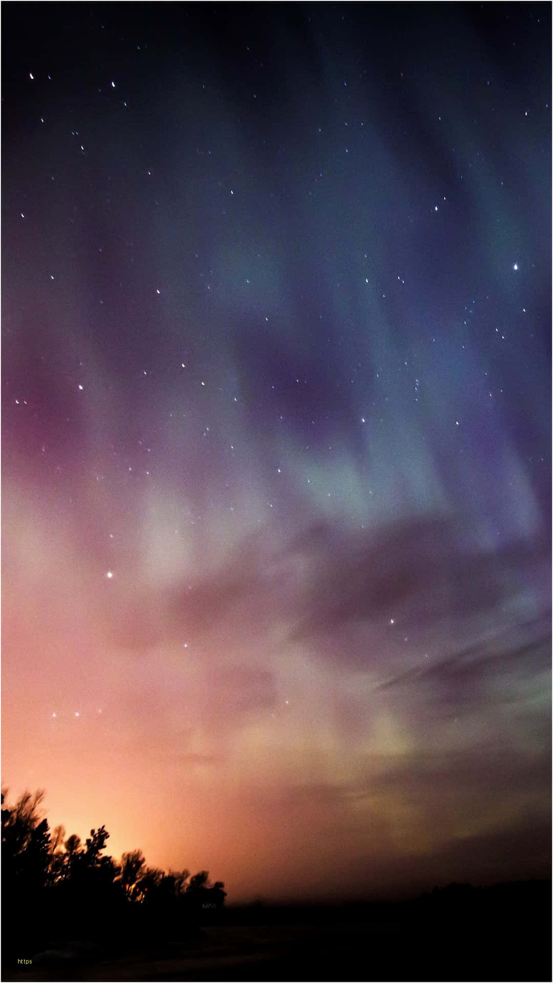 Aesthetic Night Sky Beautiful Stars Background