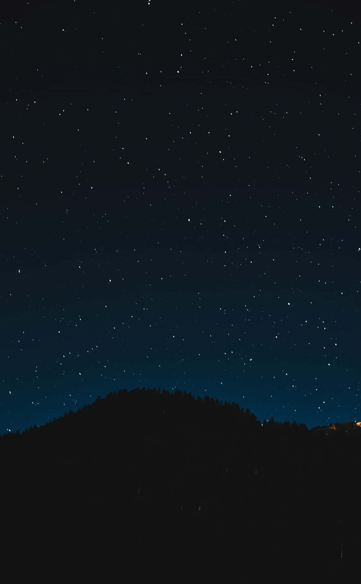 Aesthetic Night Sky With Stars Background