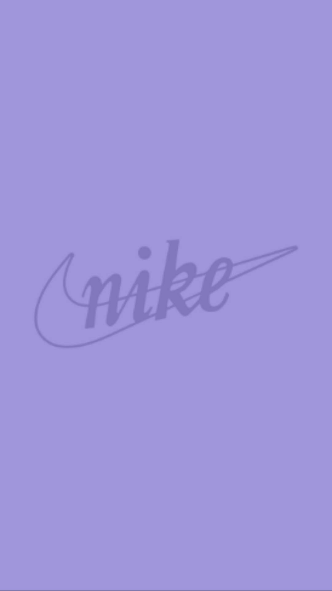 Aesthetic Nike Swoosh Purple Baddie Background