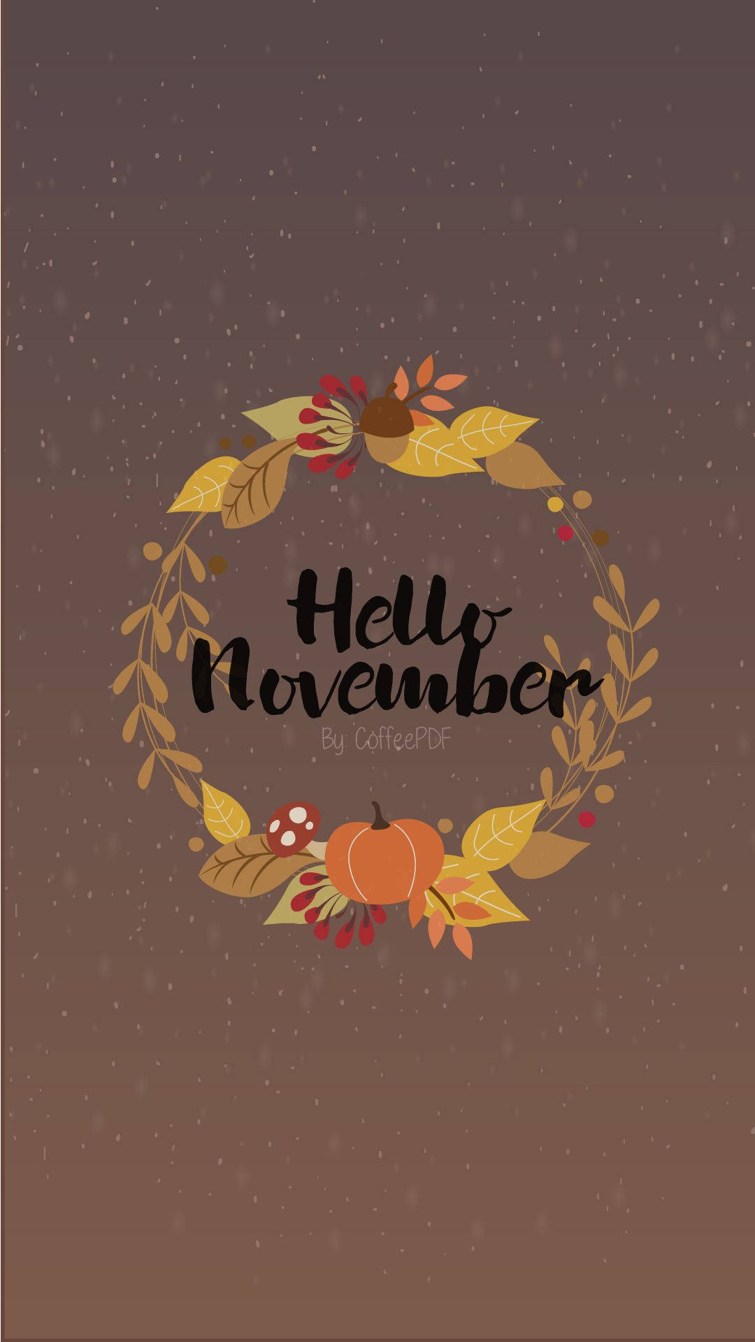 Aesthetic November Iphone Wallpaper Background