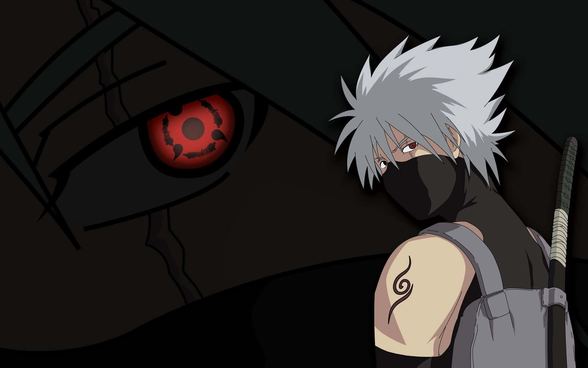 Aesthetic Of The Legendary Ninja – Kakashi Background