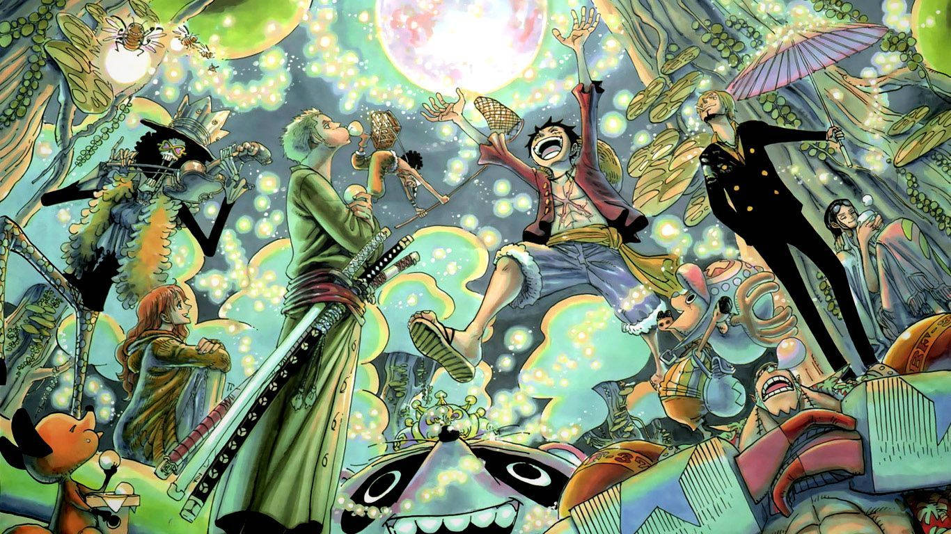 Aesthetic One Piece Fanart Background