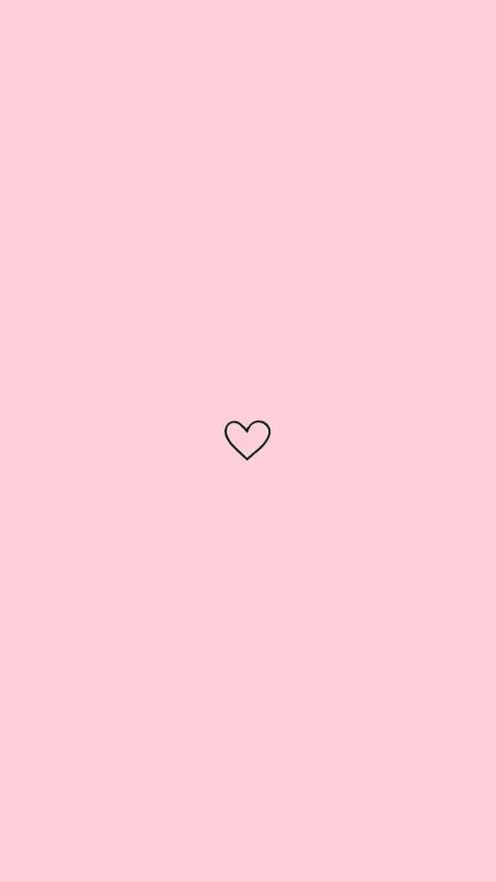 Aesthetic One Pink Pastel Color Background