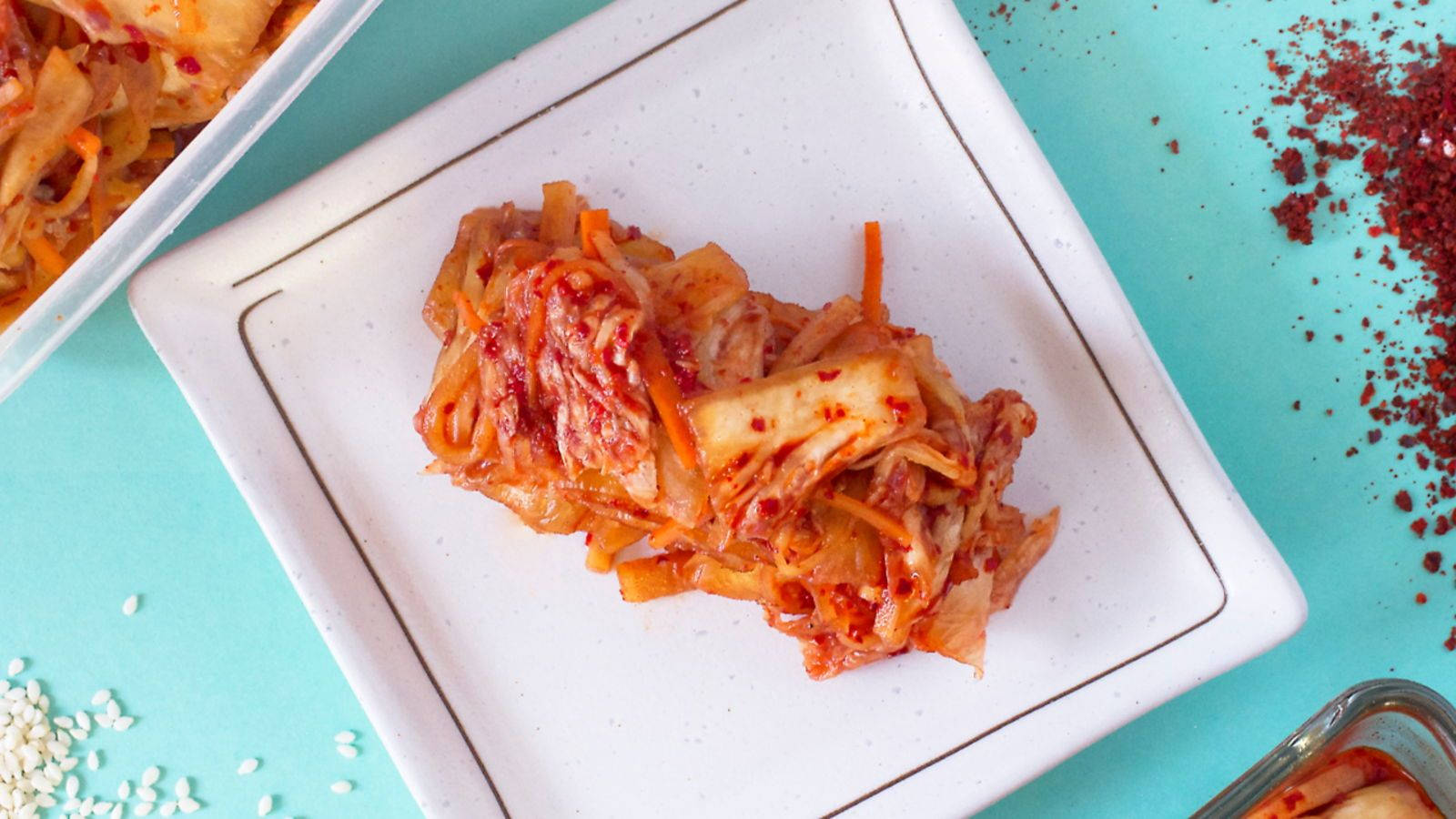 Aesthetic Orange Color Kimchi