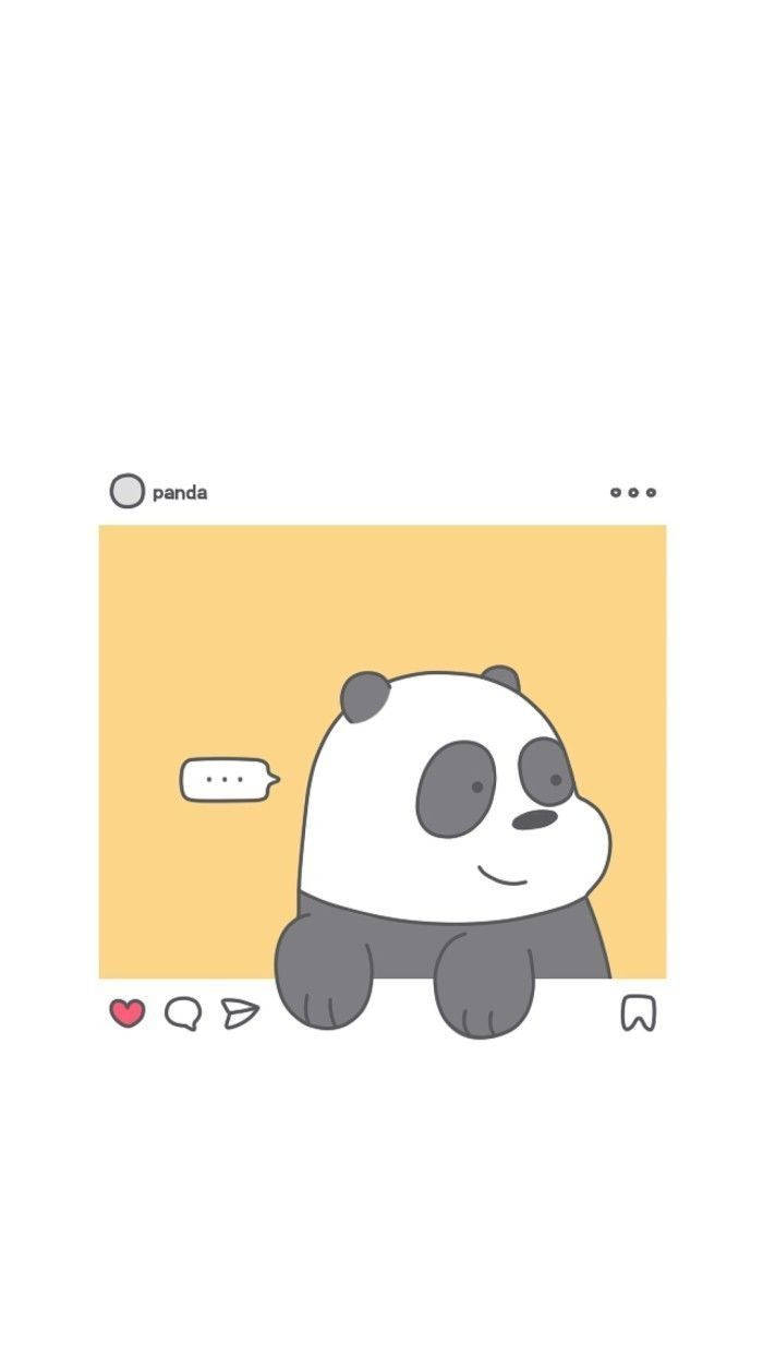 Aesthetic Panda Instagram Cute Background