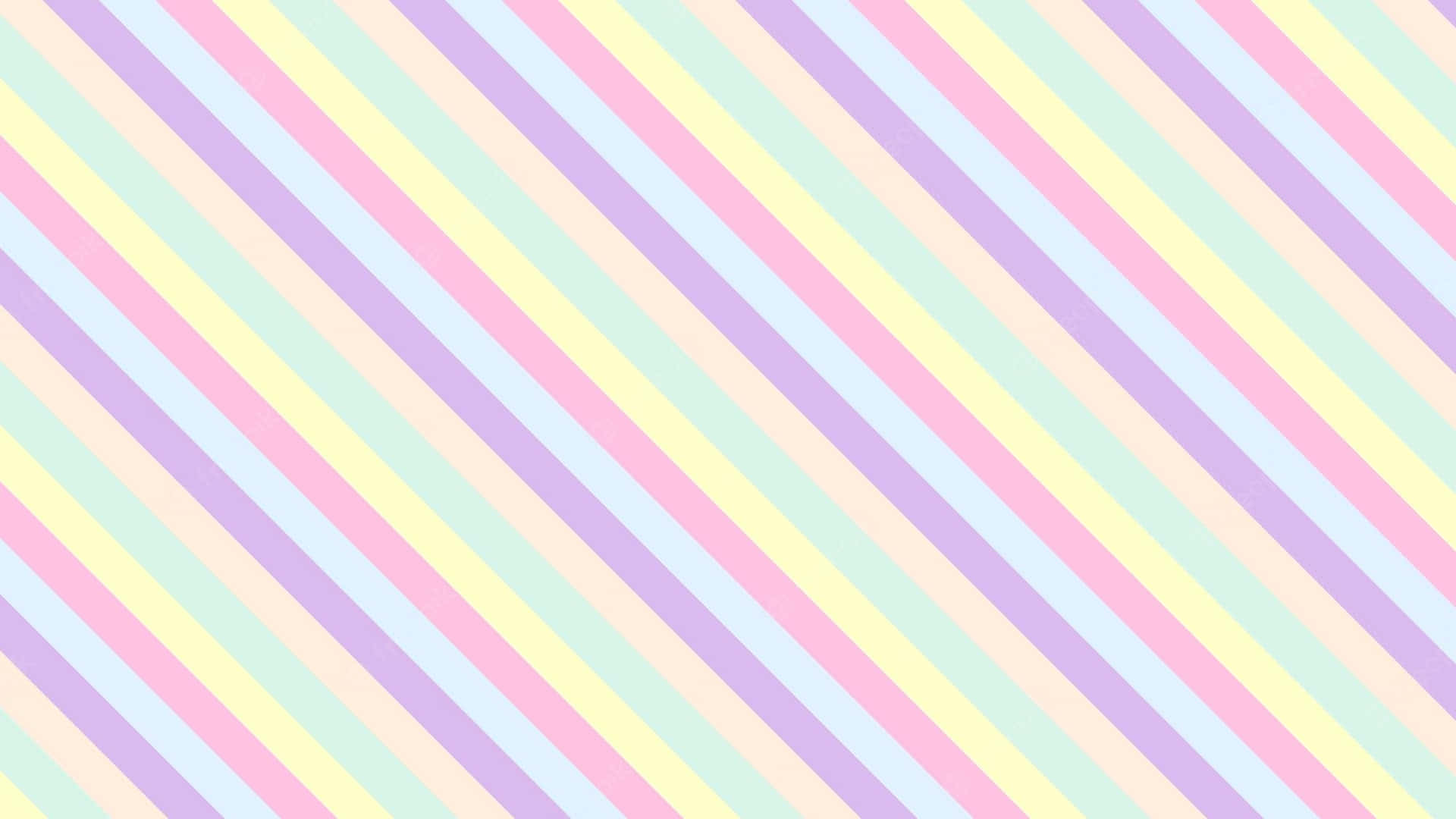 Aesthetic Pastel Striped Design Background