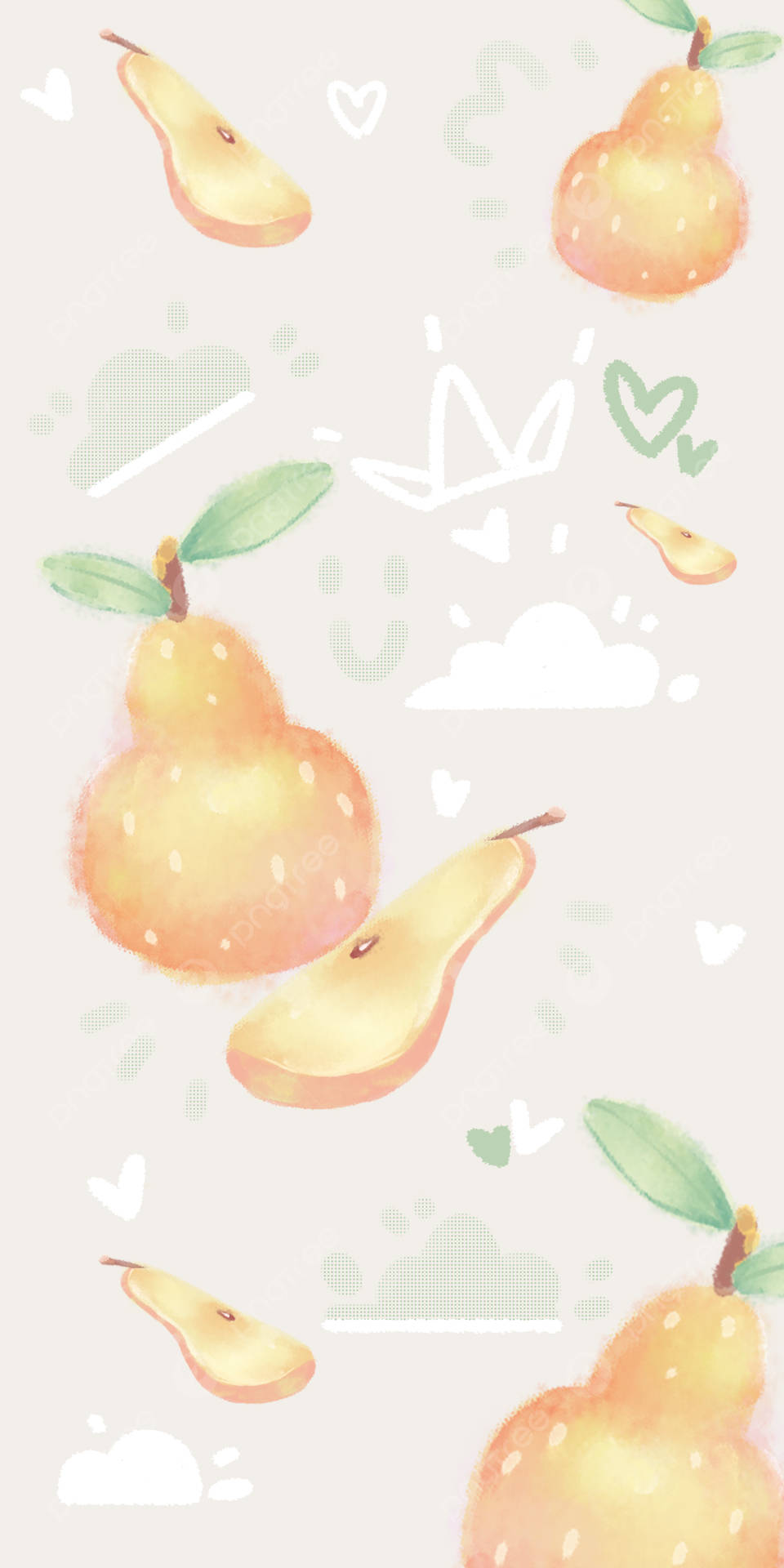 Aesthetic Pear Illustration