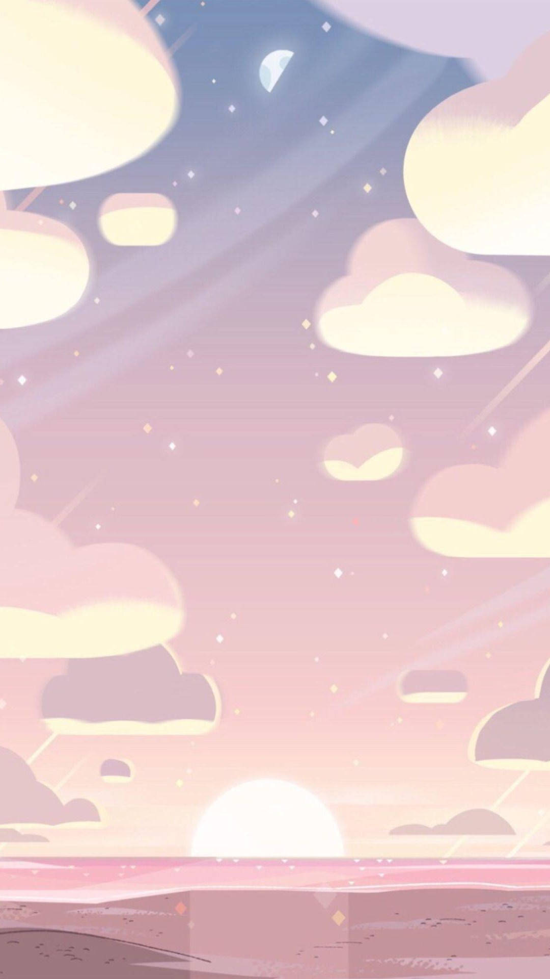 Aesthetic Phone Sunset Background