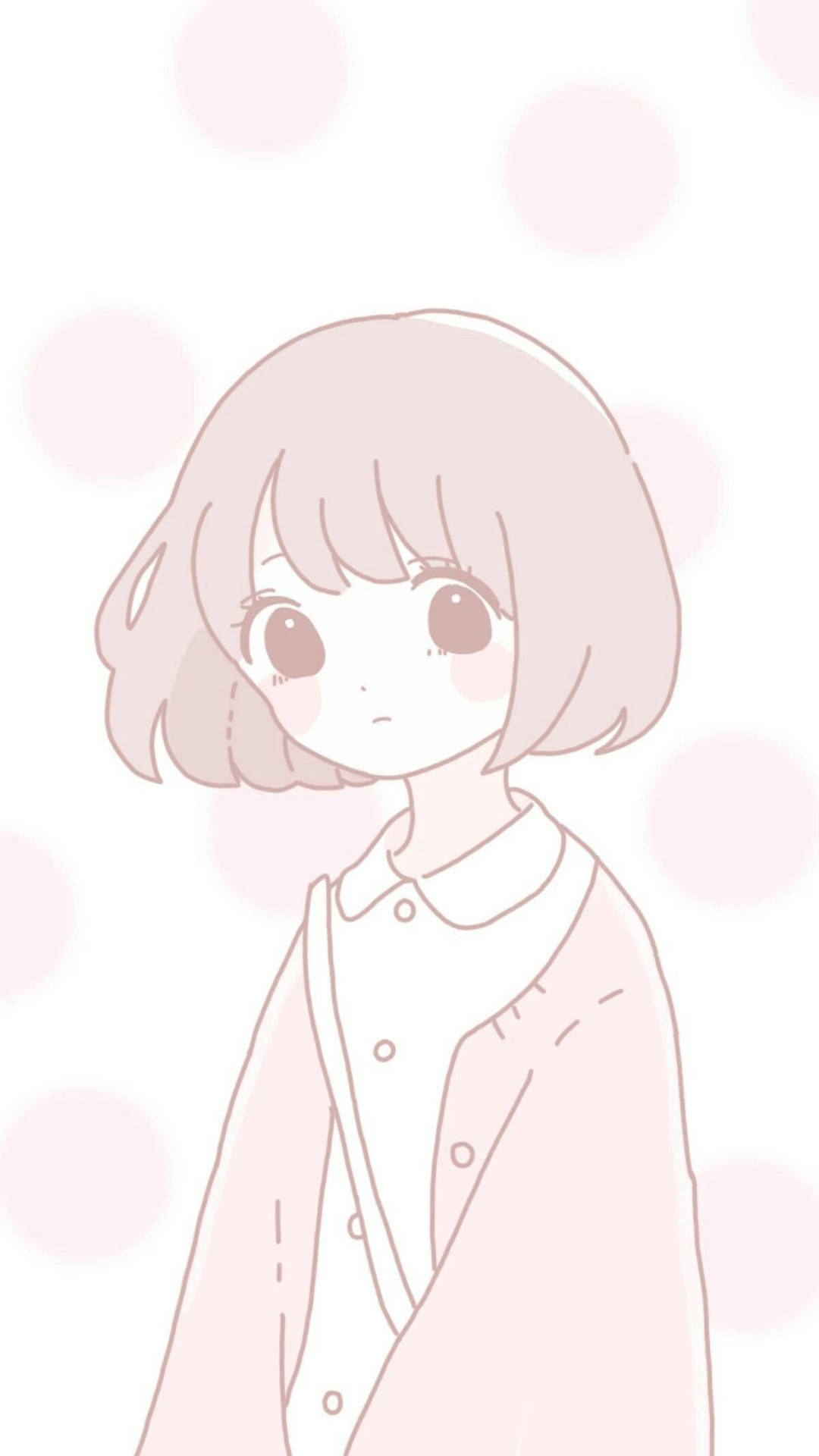 Aesthetic Pink Anime Girl Short Hair