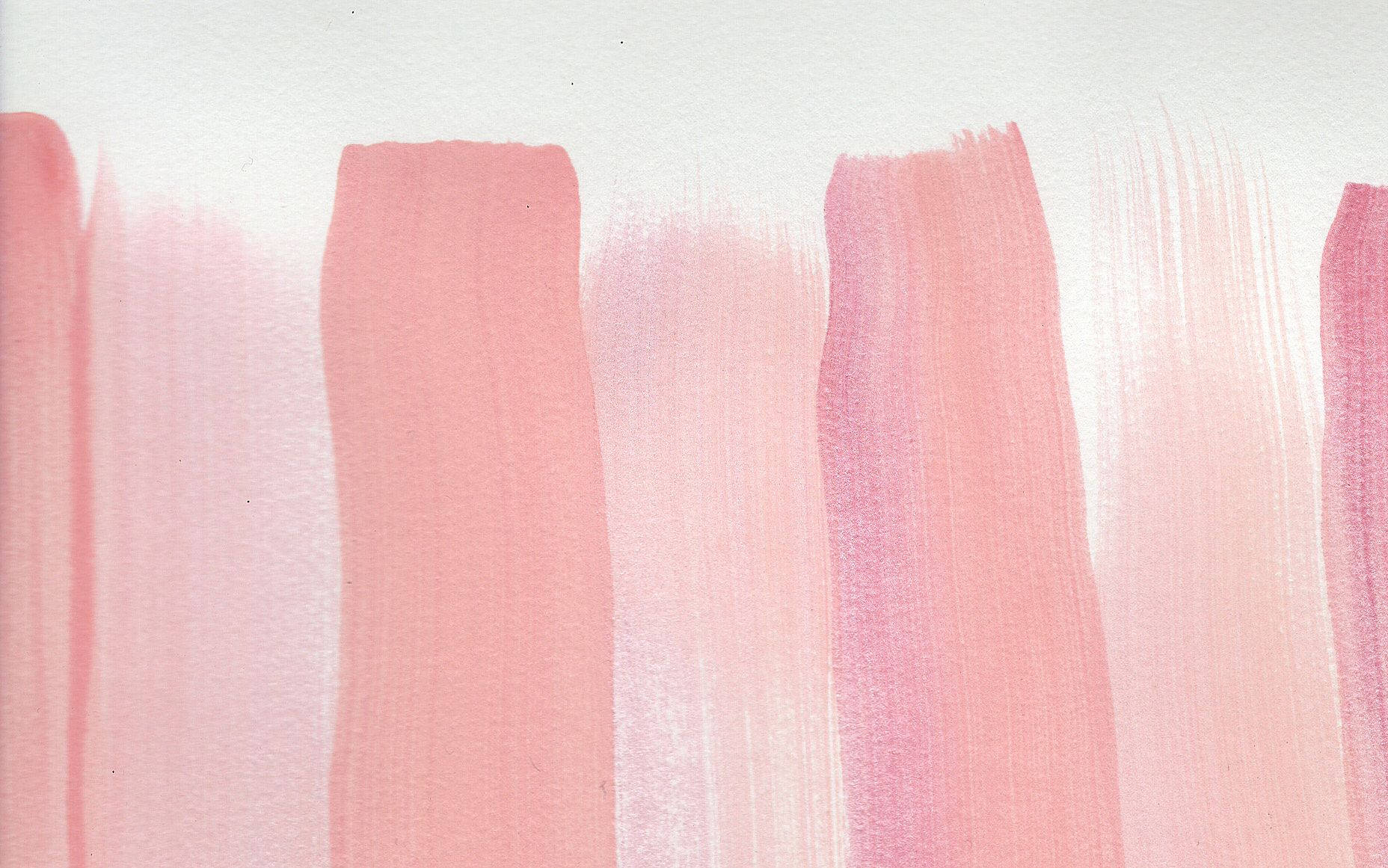 Aesthetic Pink Desktop Paint Brush Strokes Background