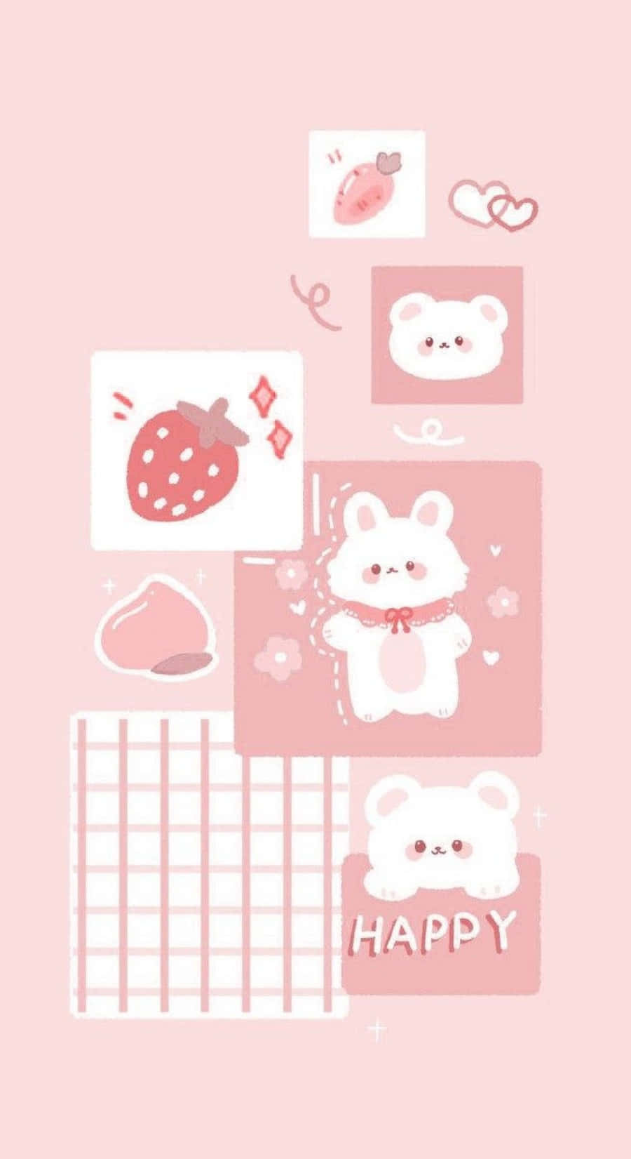 Aesthetic Pink Kawaii Pink Bear