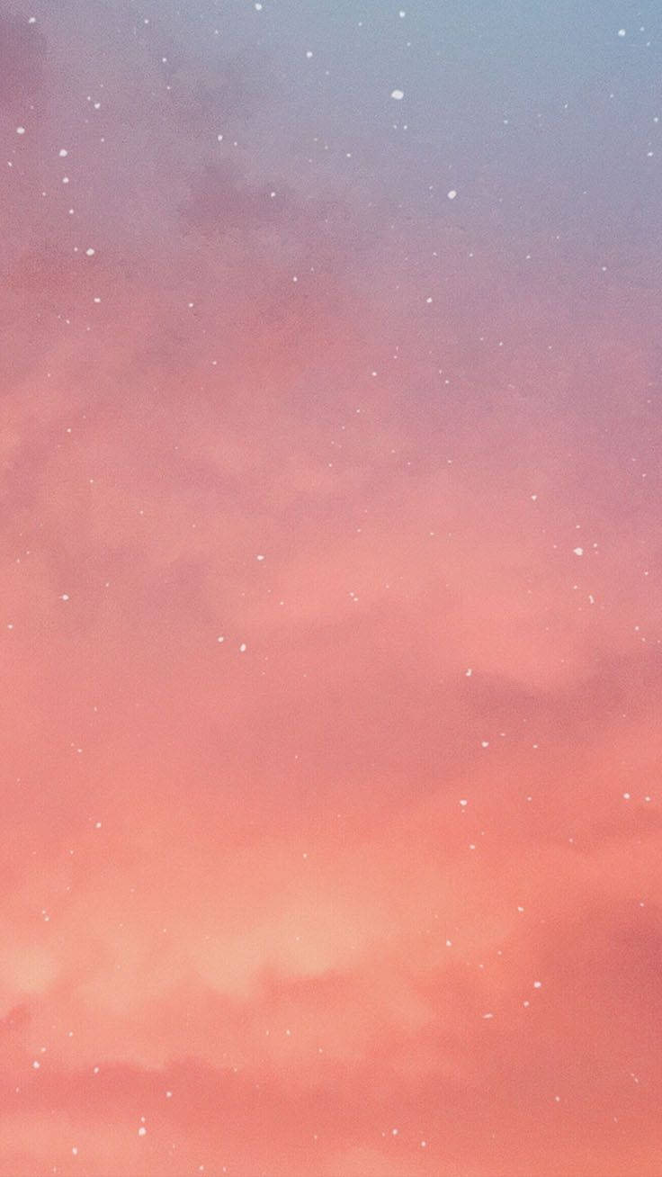 Aesthetic Plain Pink Sky Background