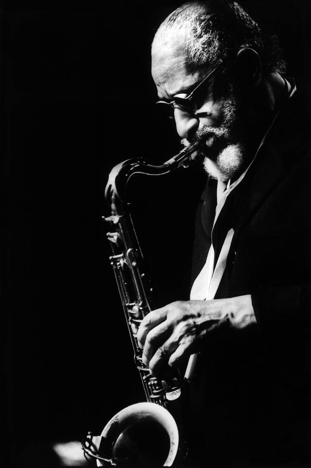 Aesthetic Portrait Of Famous Musician Sonny Rollins