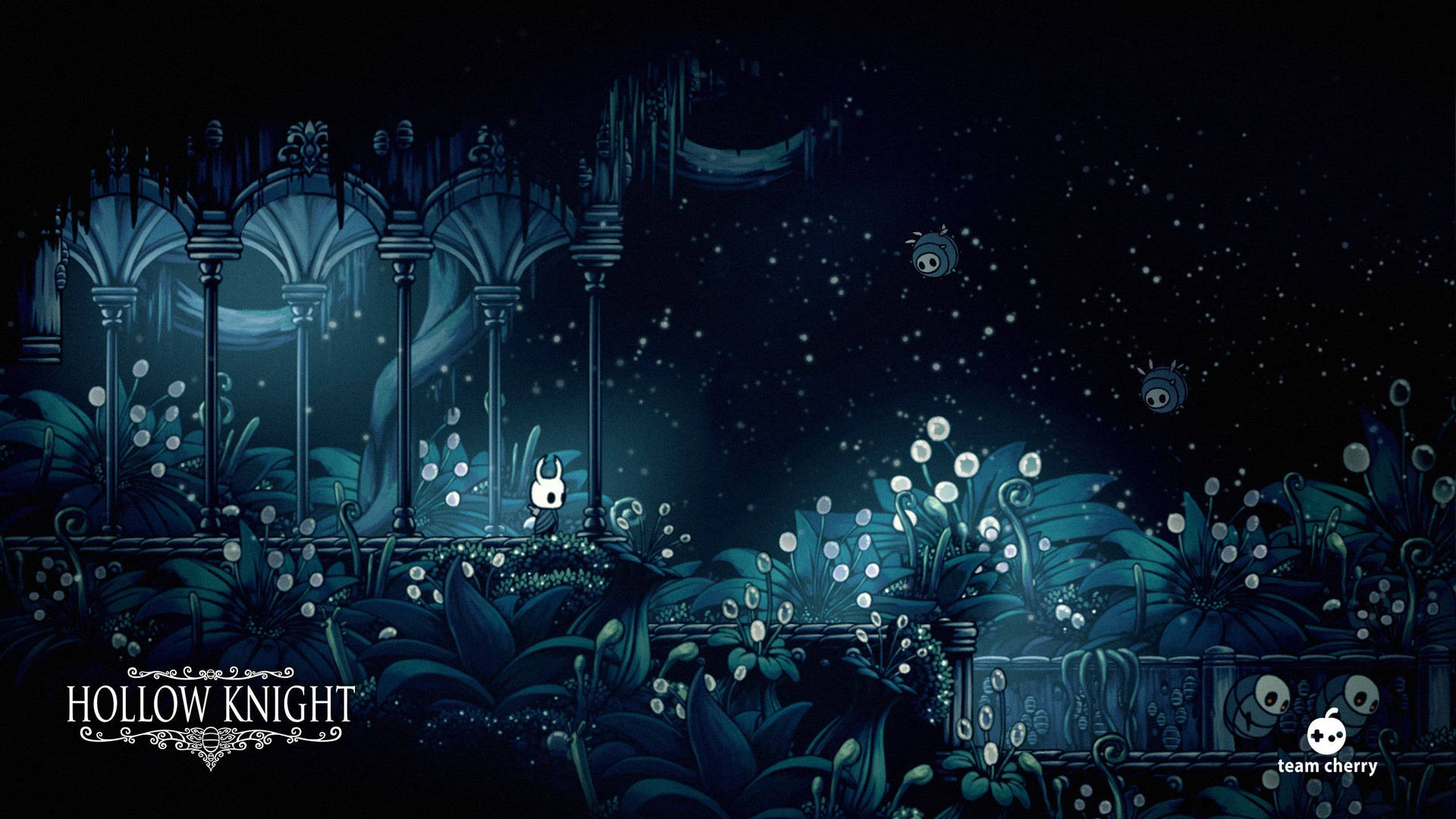 Aesthetic Poster Of Hollow Knight Background