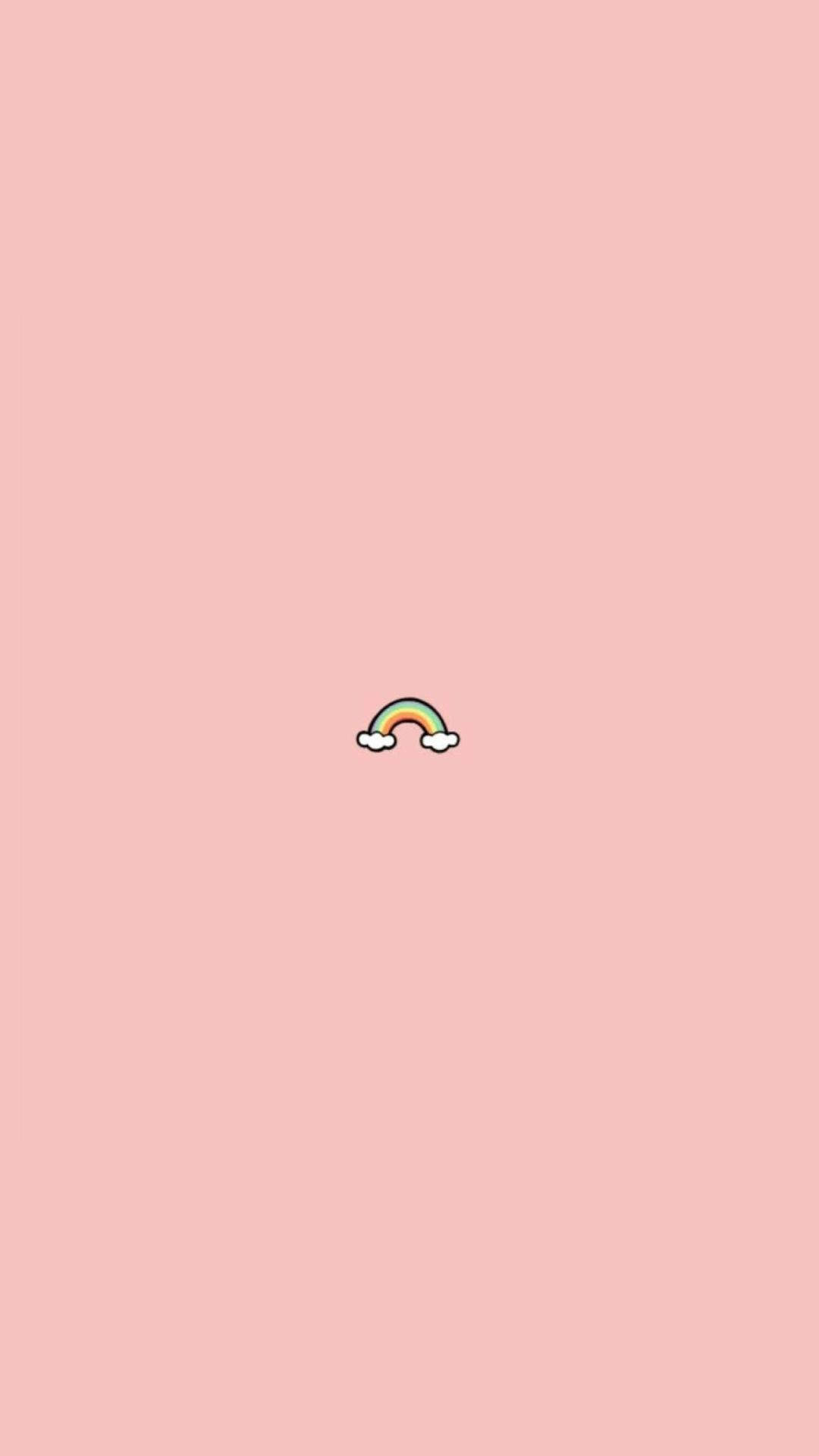 Aesthetic Profile Mini Rainbow Background