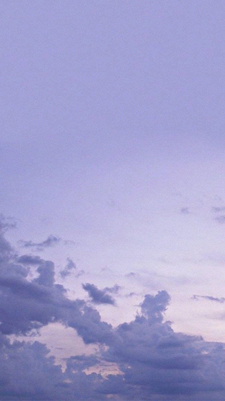 Aesthetic Purple Clouds For Iphone