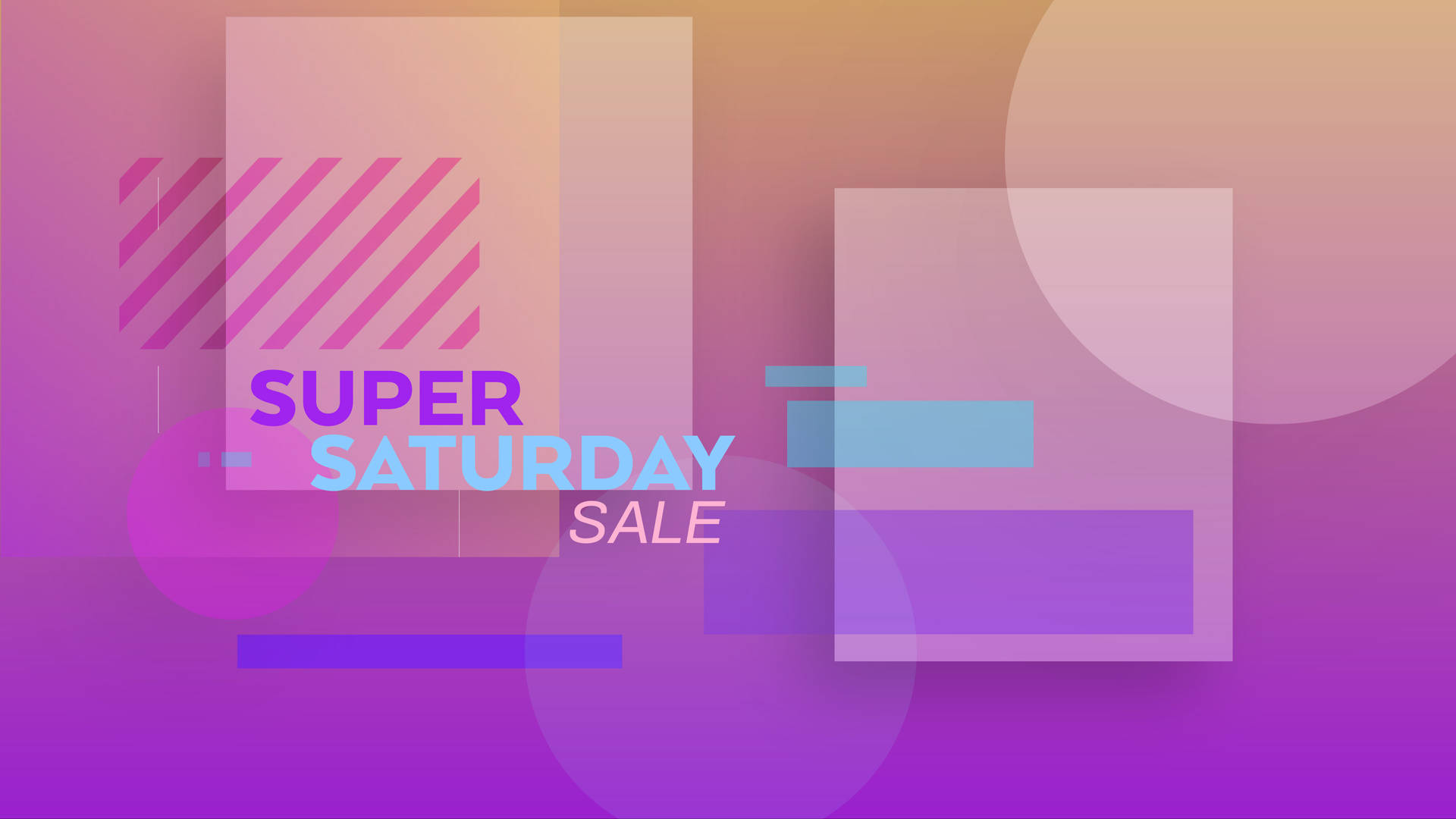 Aesthetic Purple Super Saturday Sale