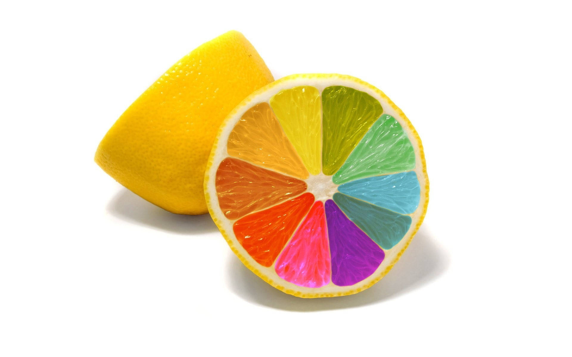 Aesthetic Rainbow Lemon