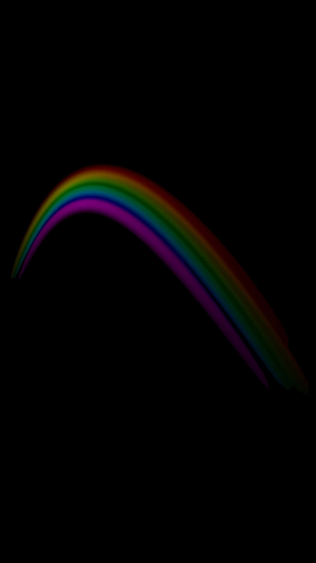 Aesthetic Rainbow Mobile Faintly Glowing Background