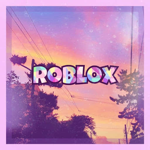 Aesthetic Roblox Logo Background