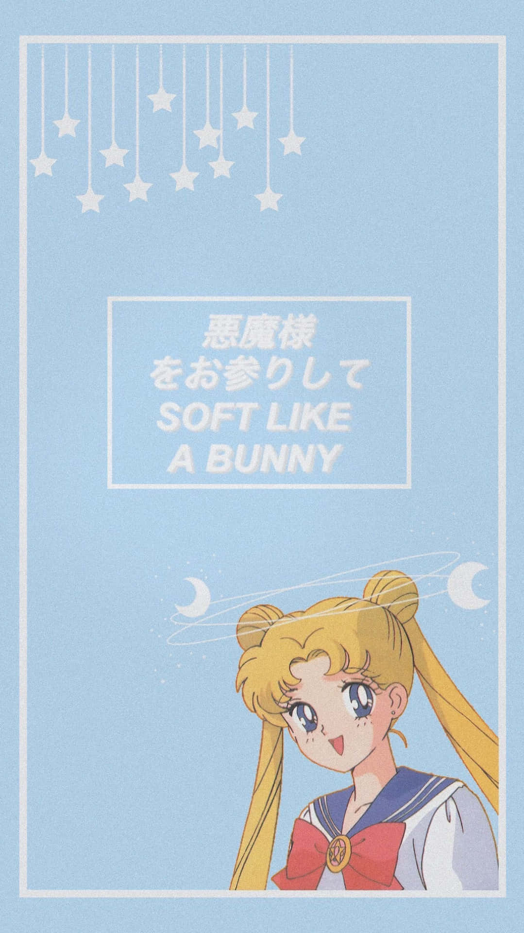 Aesthetic Sailor Moon Soft Like Bunny Blue