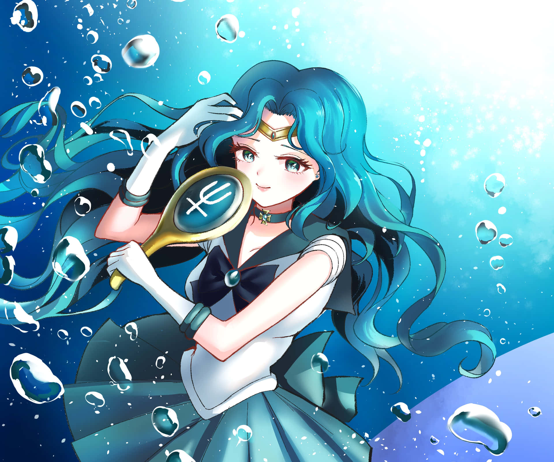 Aesthetic Sailor Neptune Sailor Moon Pfp Background