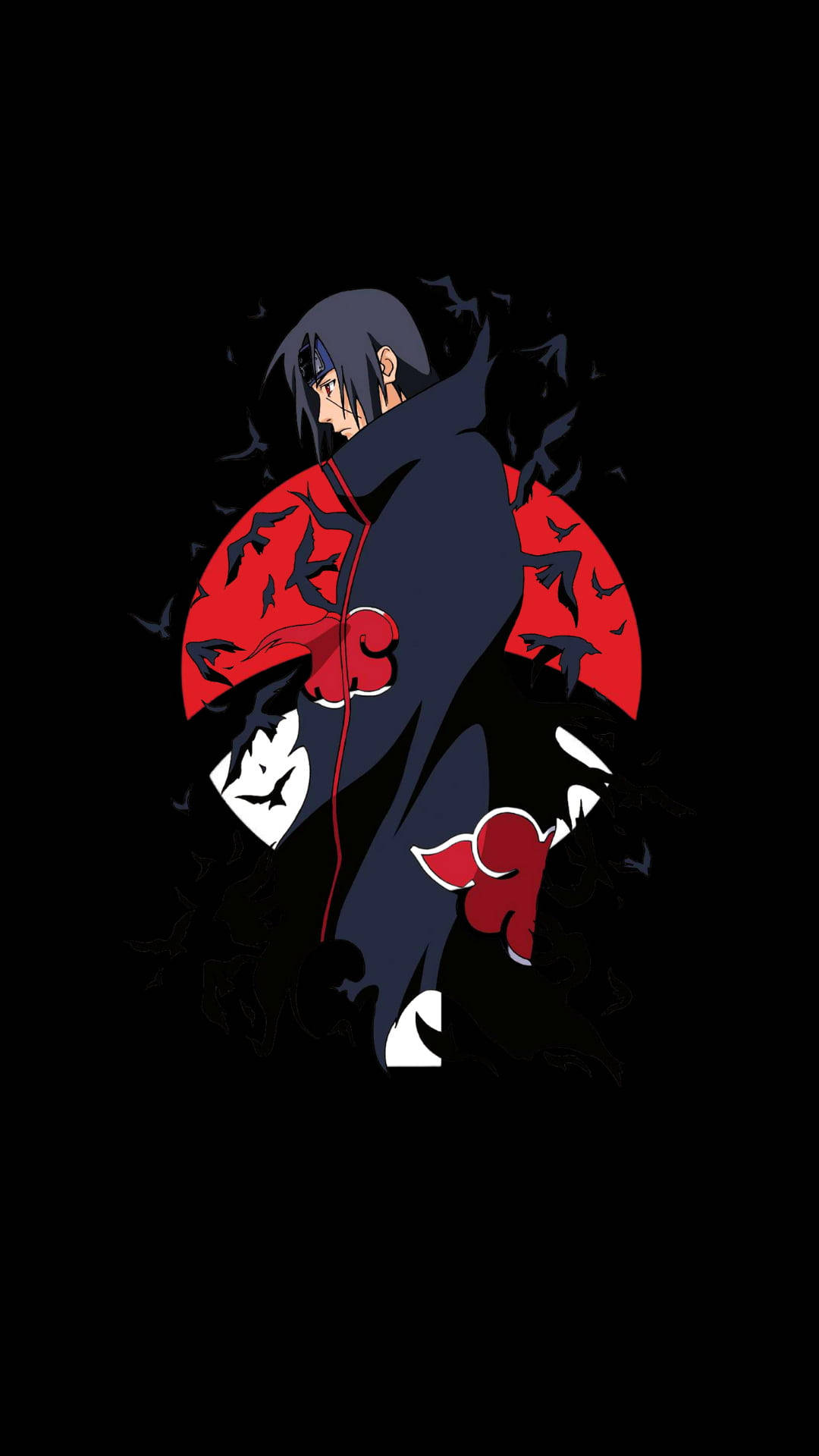 Aesthetic Sasuke For Minimalist Background Background