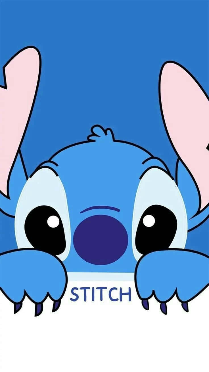 Aesthetic Shy Alien Stitch Disney Background