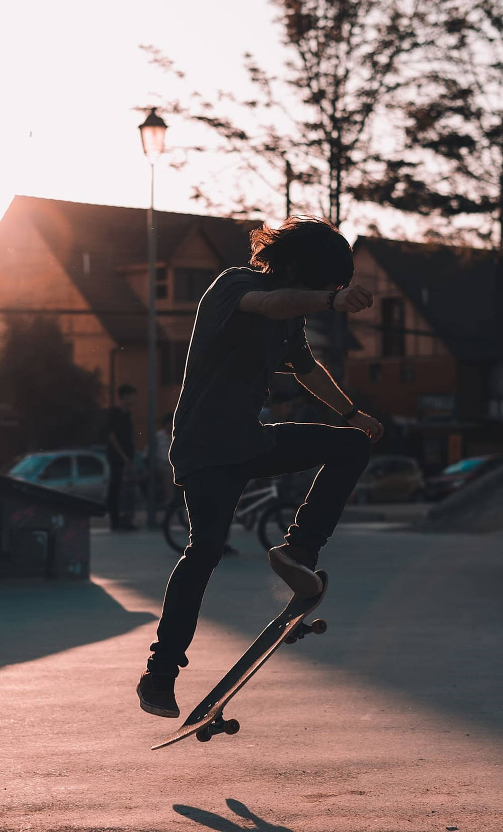 Aesthetic Skateboard Black Man