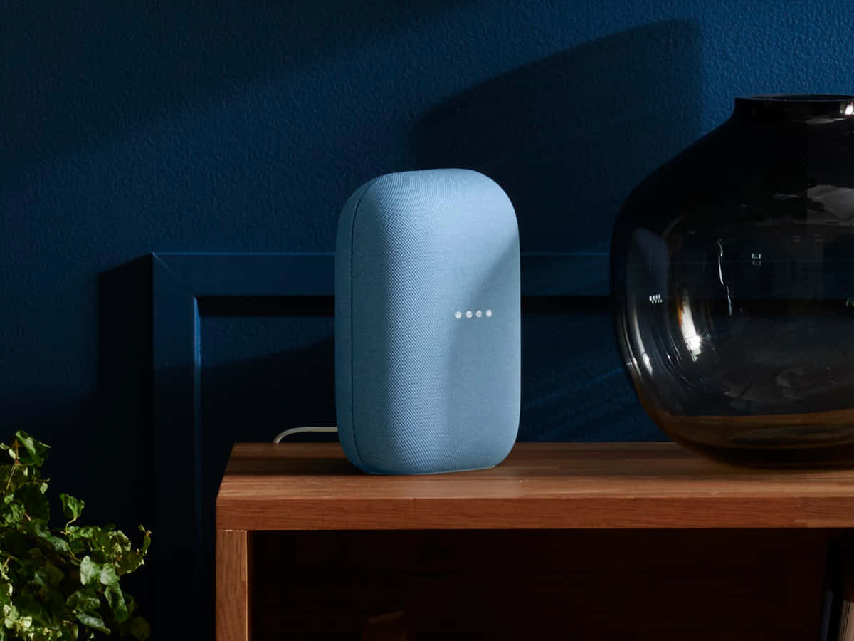 Aesthetic Sky Blue Google Nest Speaker