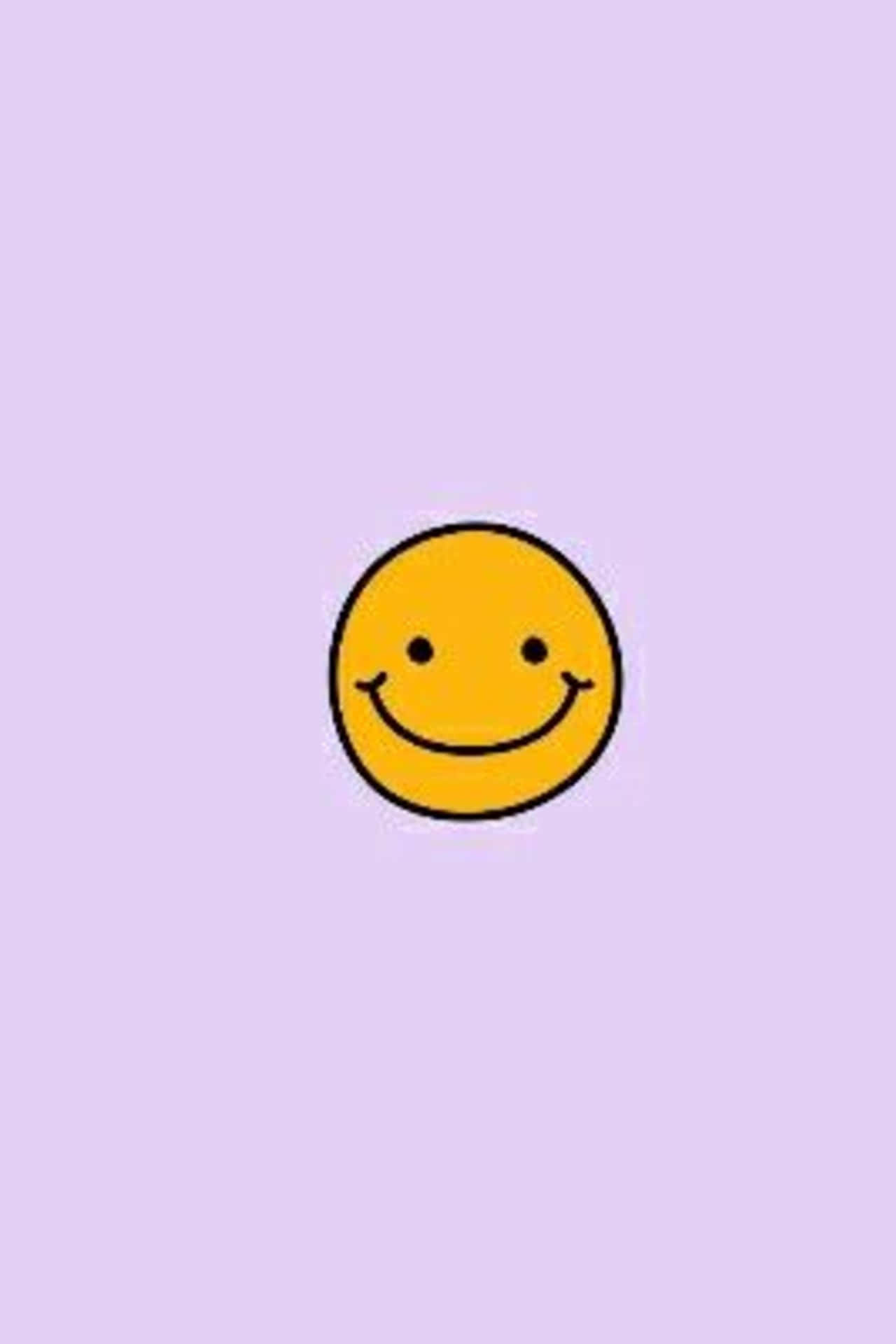 Aesthetic Smiley Face Artwork Background