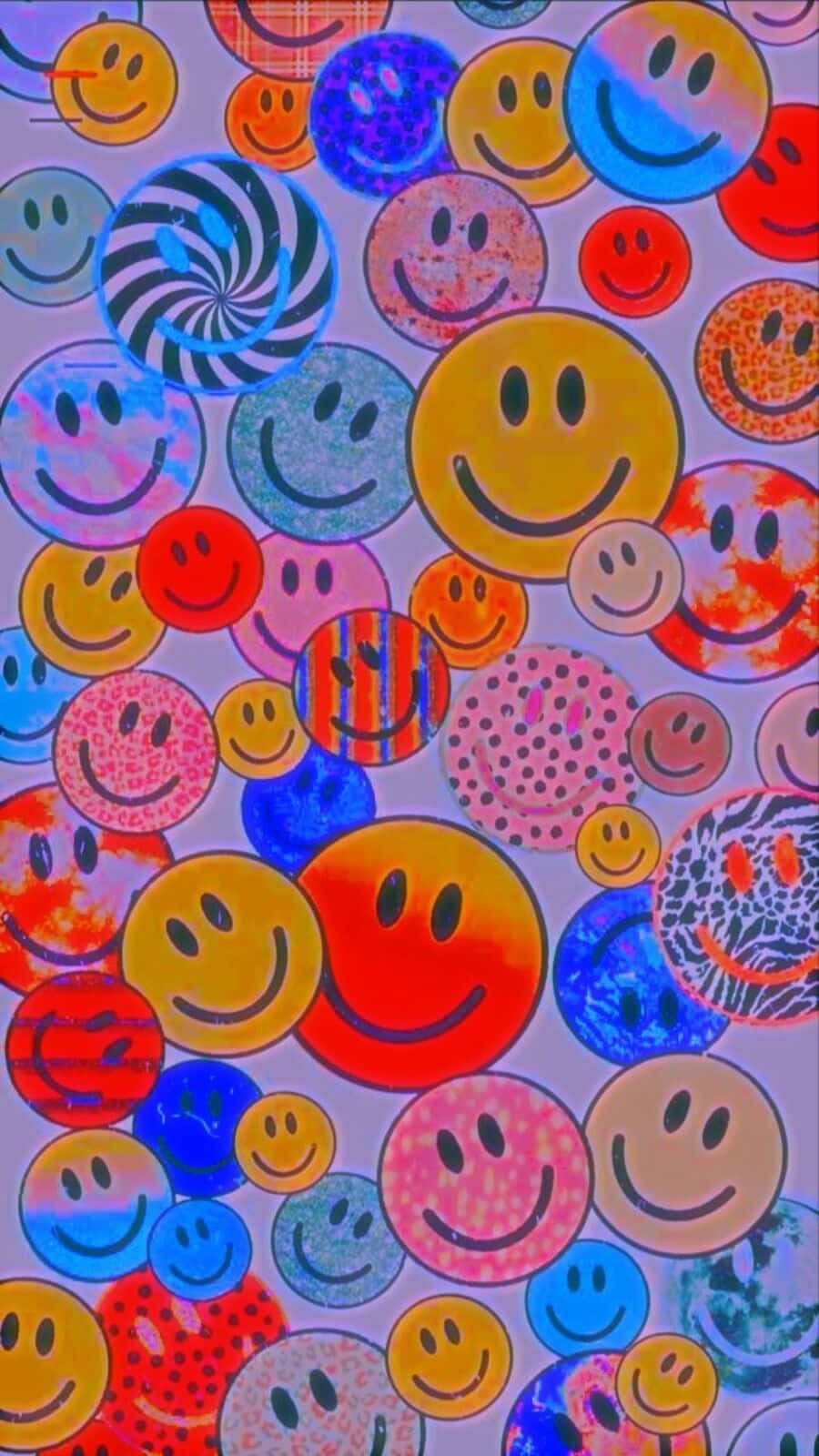 Aesthetic Smiley Face Wallpaper Background