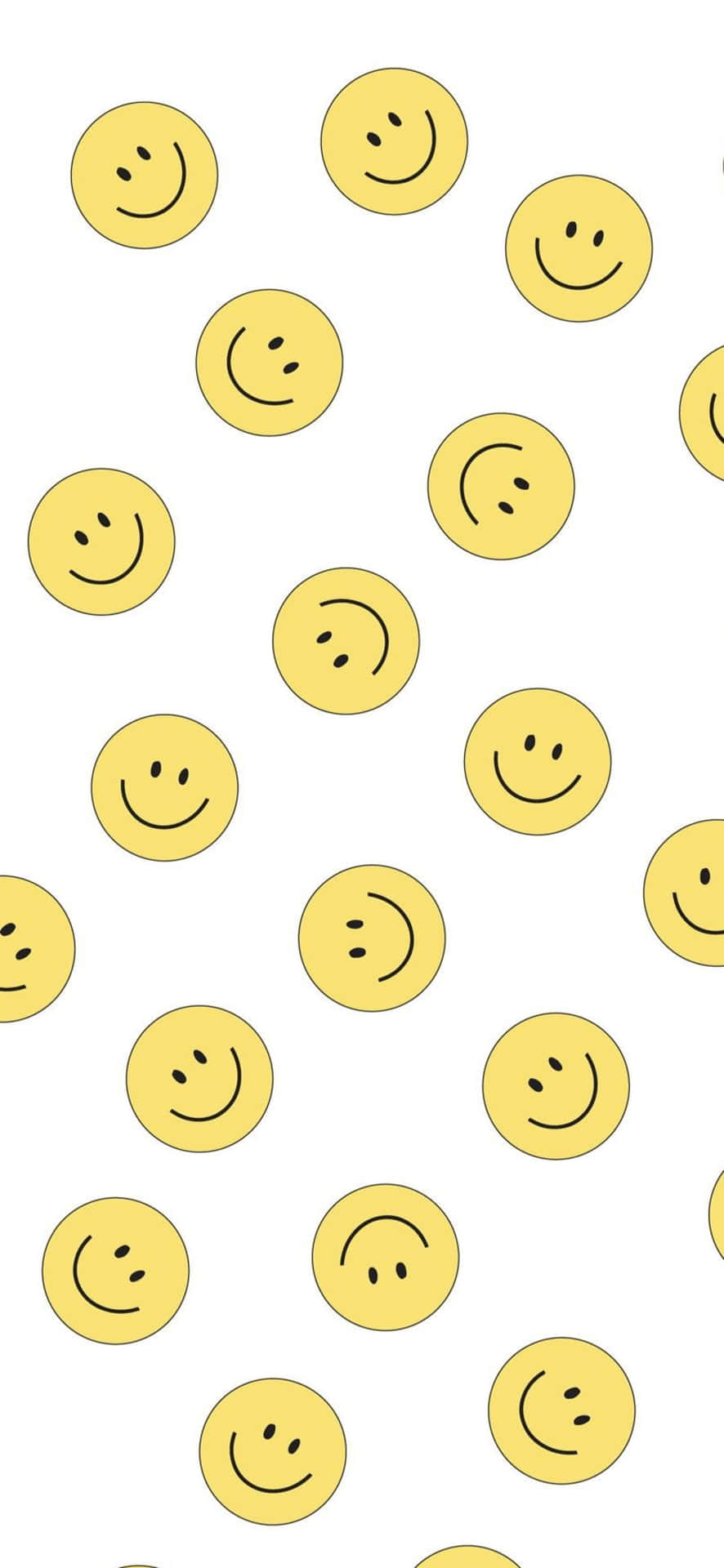 Aesthetic Smiley Face Wallpaper Background