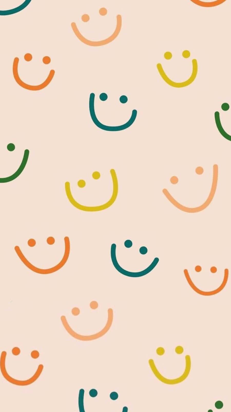 Aesthetic Smiley Face Wallpaper Background