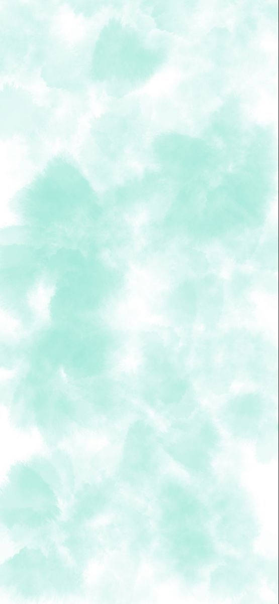 Aesthetic Smoke Clouds Mint Green Iphone Background