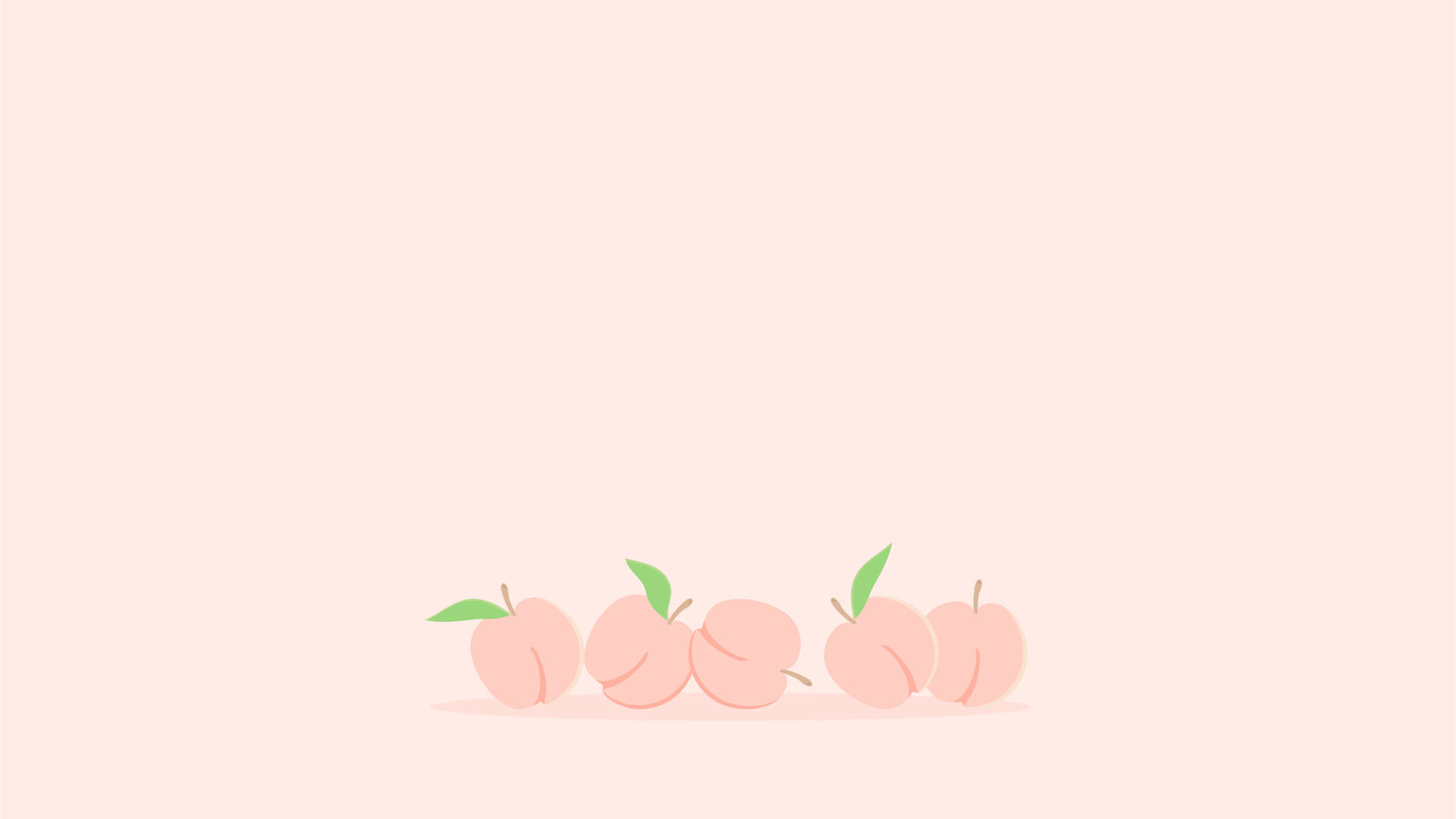 Aesthetic Soft Pink Peach Laptop