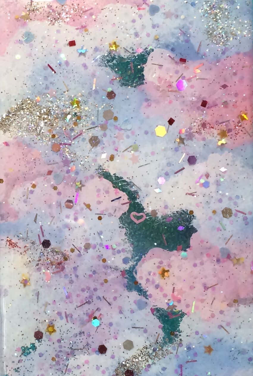 Aesthetic Sparkle Background