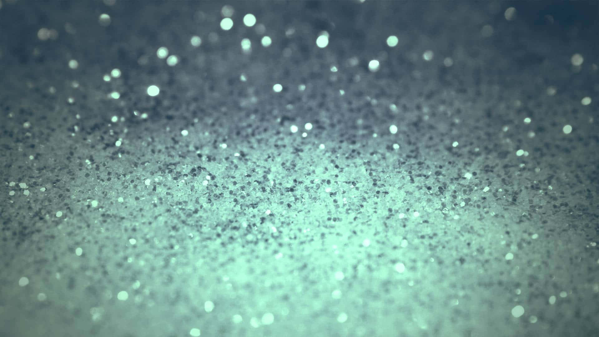 Aesthetic Sparkling Teal Desktop Background