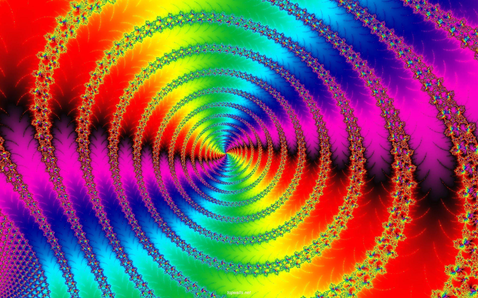 Aesthetic Spiral Chain Background