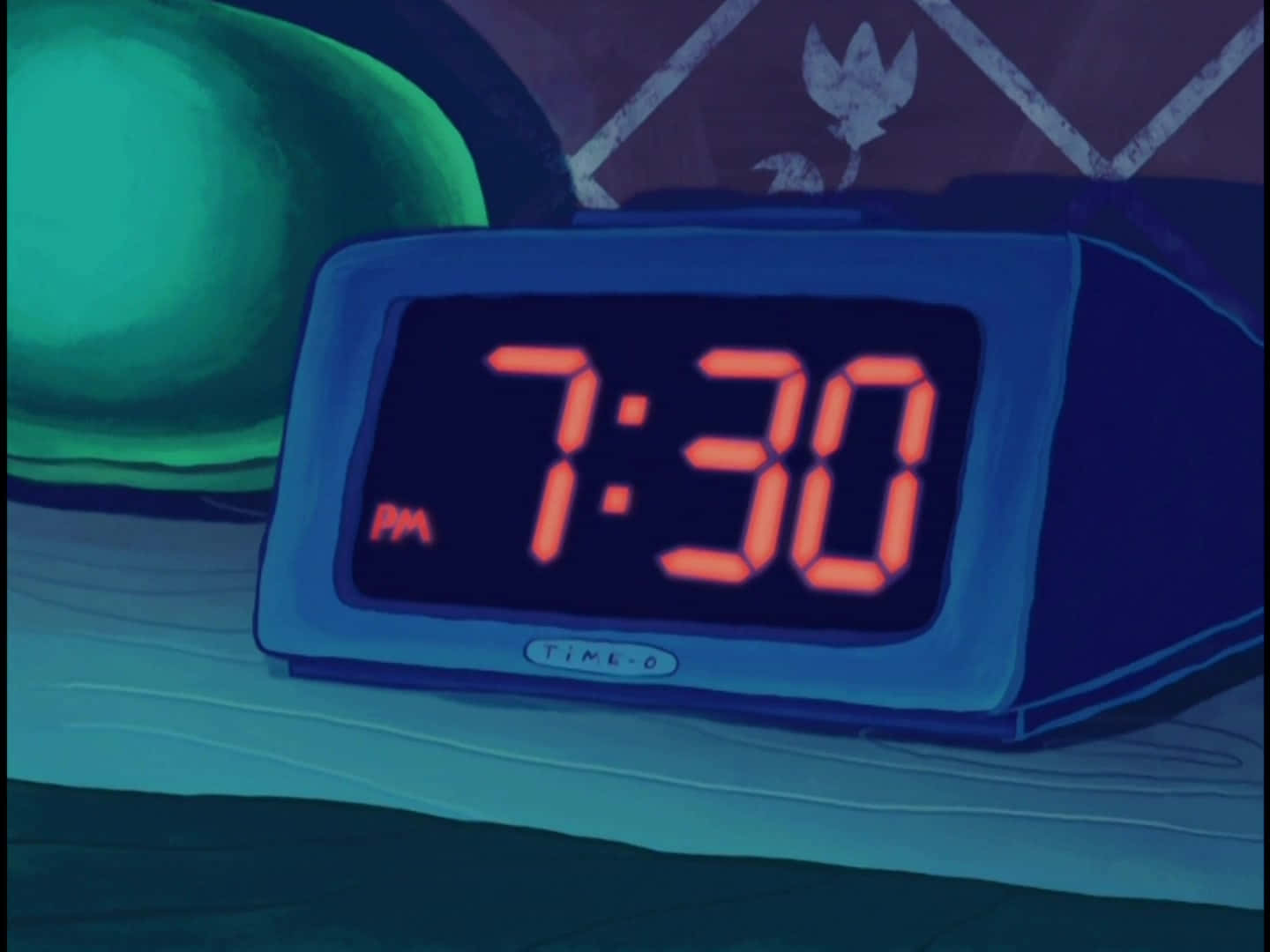 Aesthetic Spongebob Alarm Clock Background