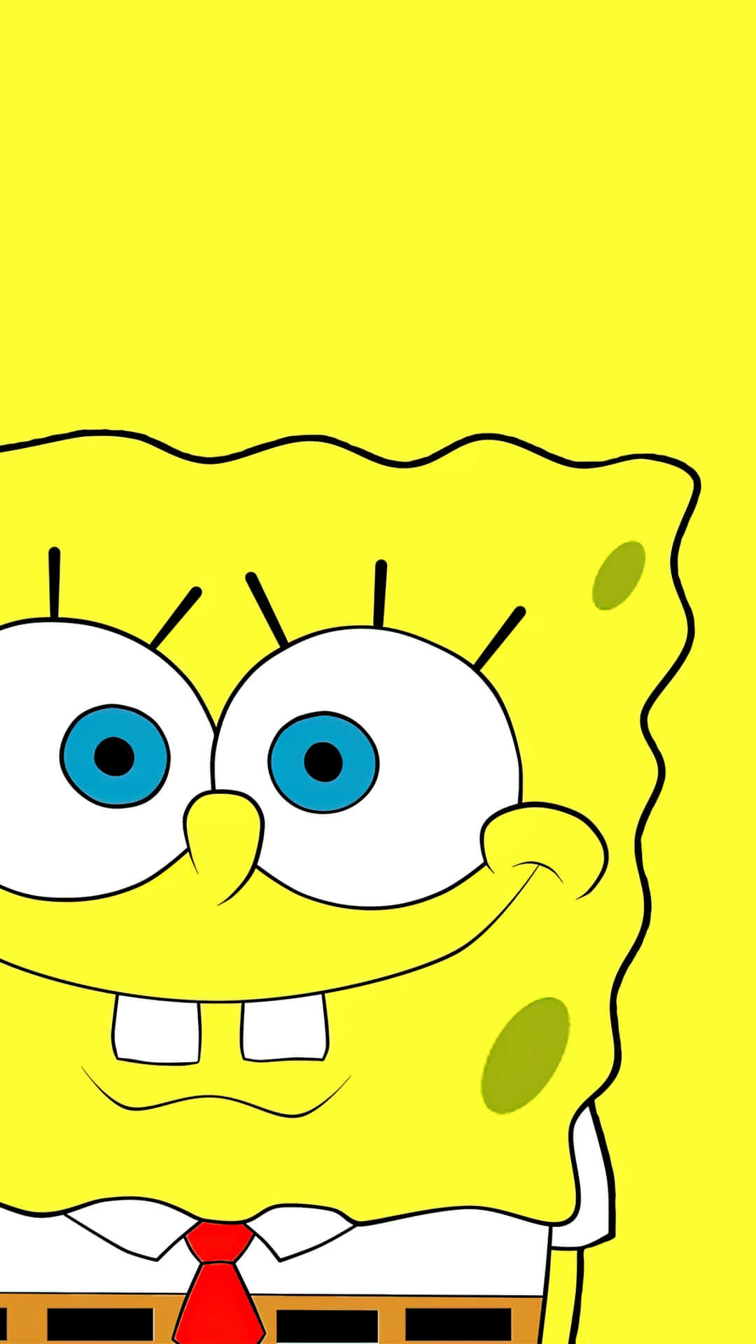 Aesthetic Spongebob Close-up Shot Background