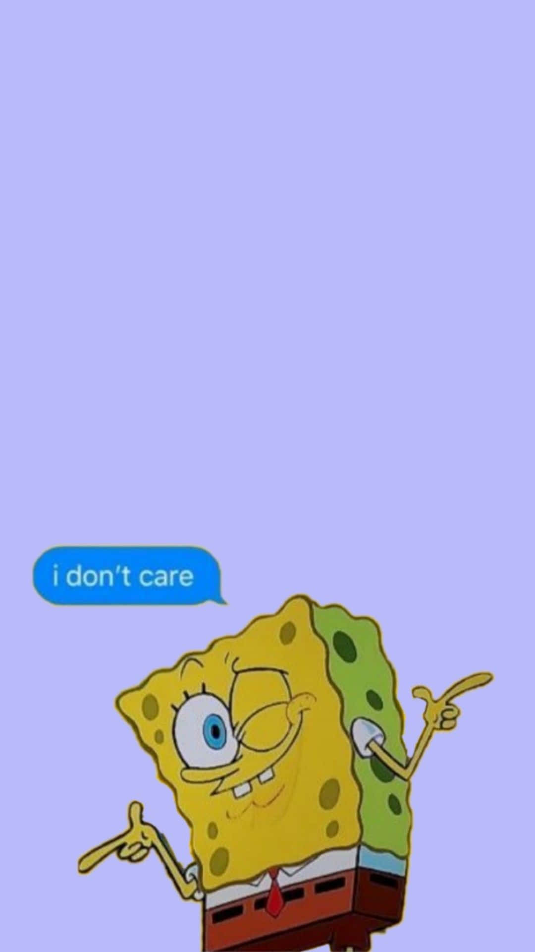Aesthetic Spongebob Message Background