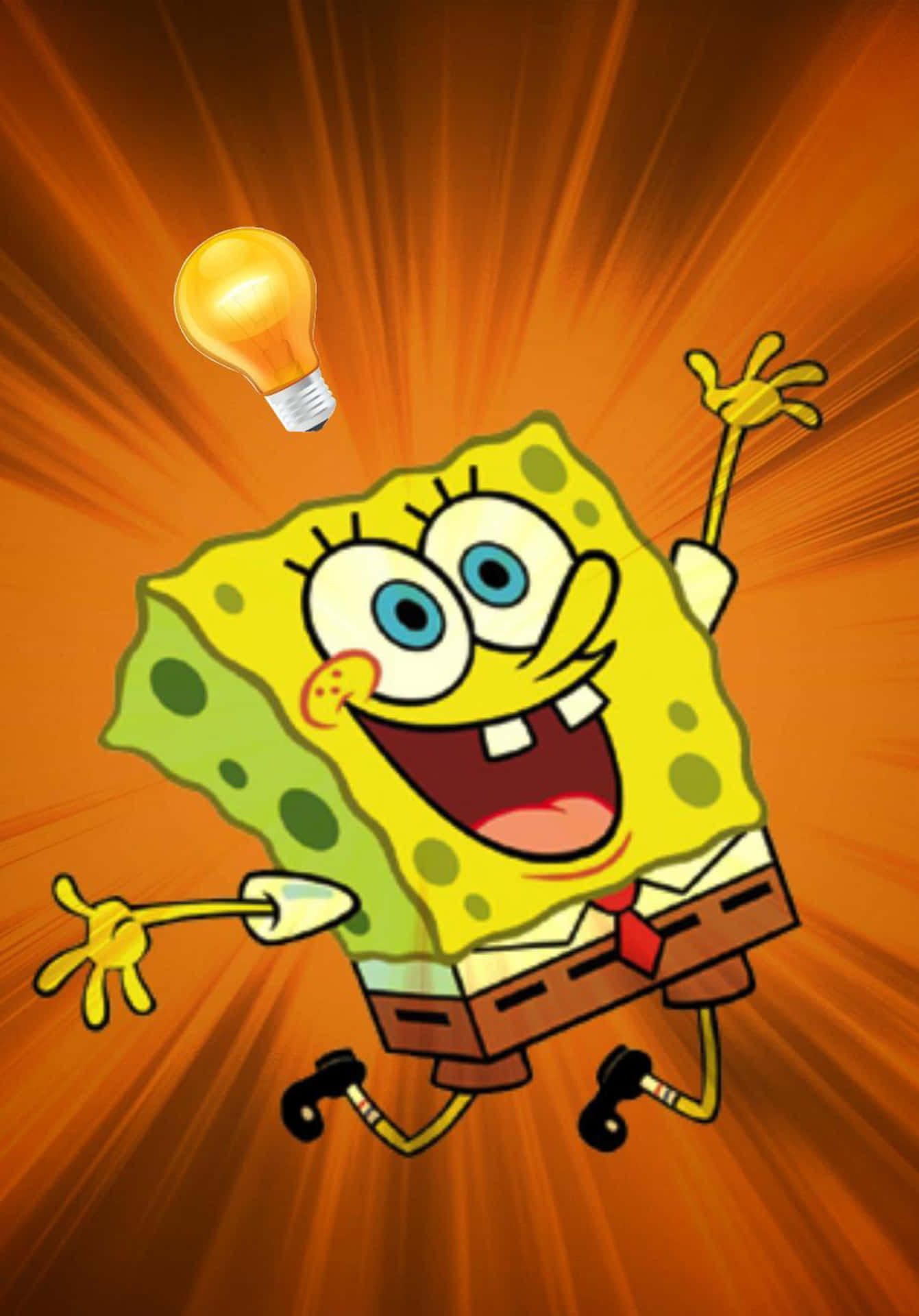 Aesthetic Spongebob Thinking Background