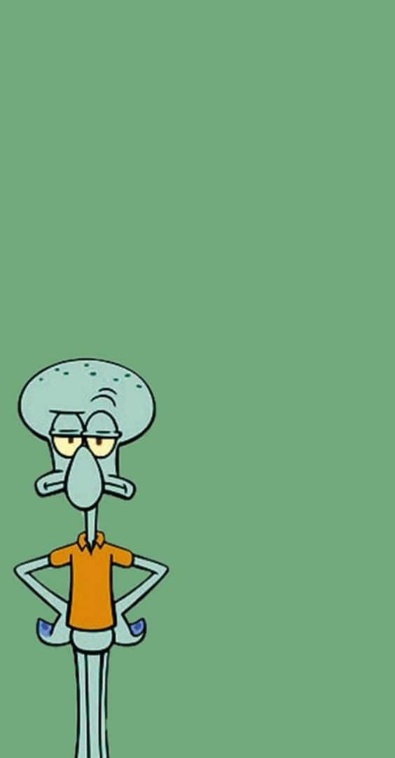 Aesthetic Squidward 564 X 1082 Background